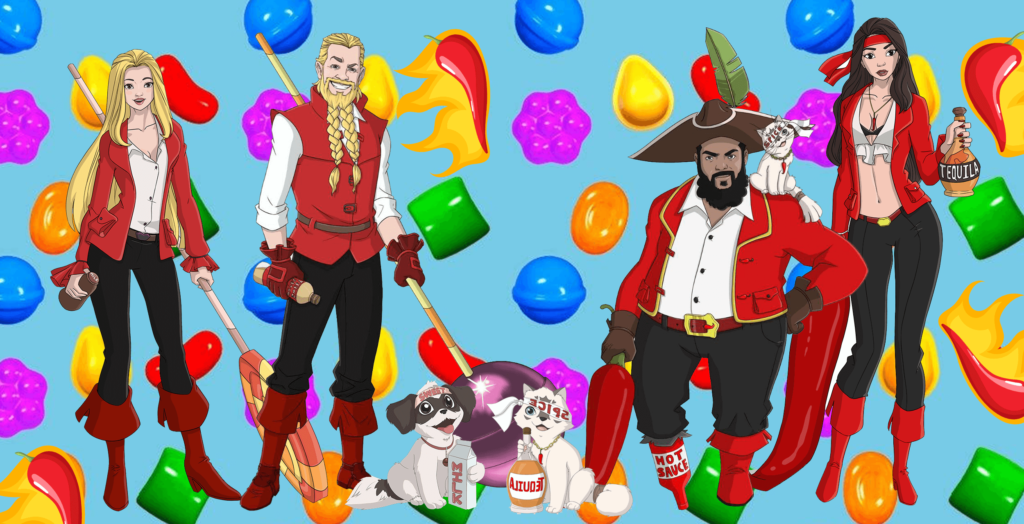 Captain Spice Candy Crush
